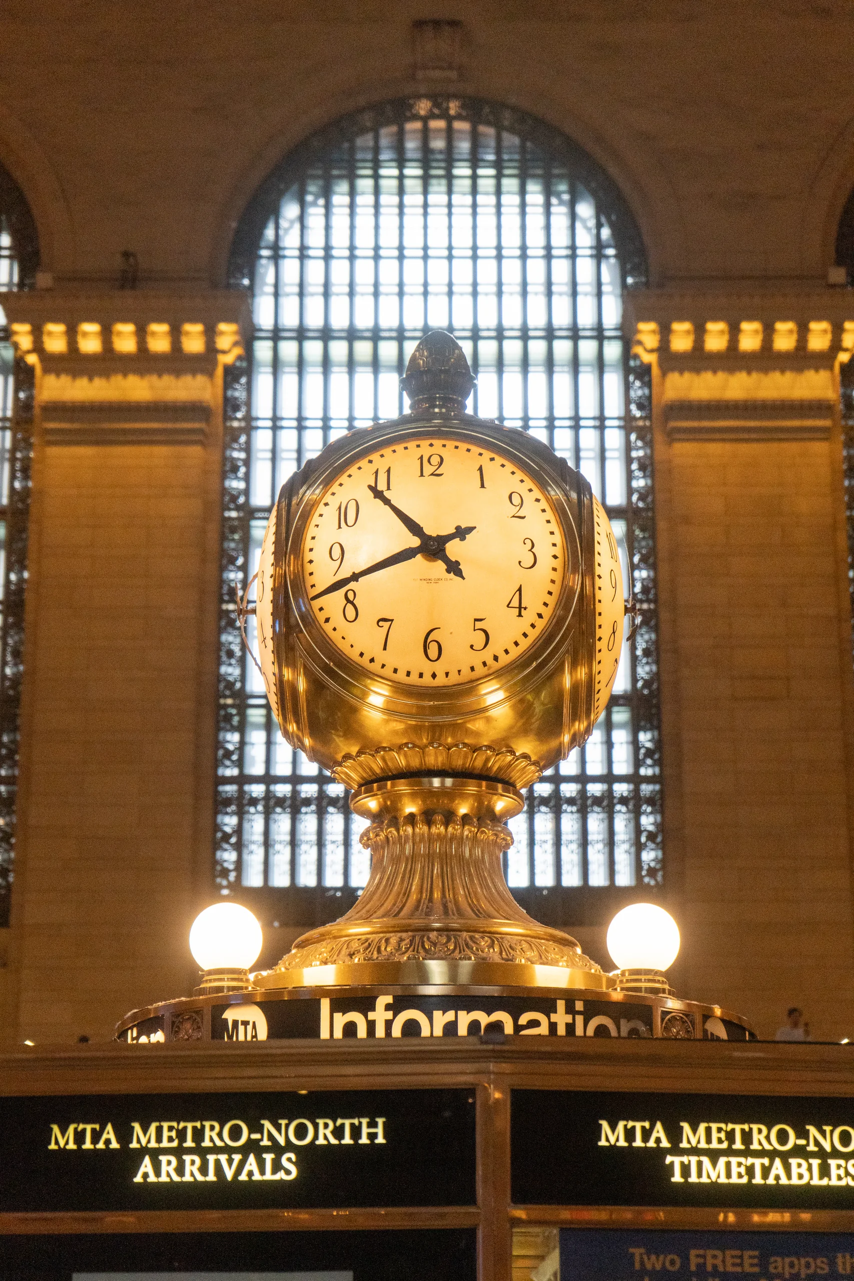 Die berühmte Uhr in der Haupthalle der Grand Central Station