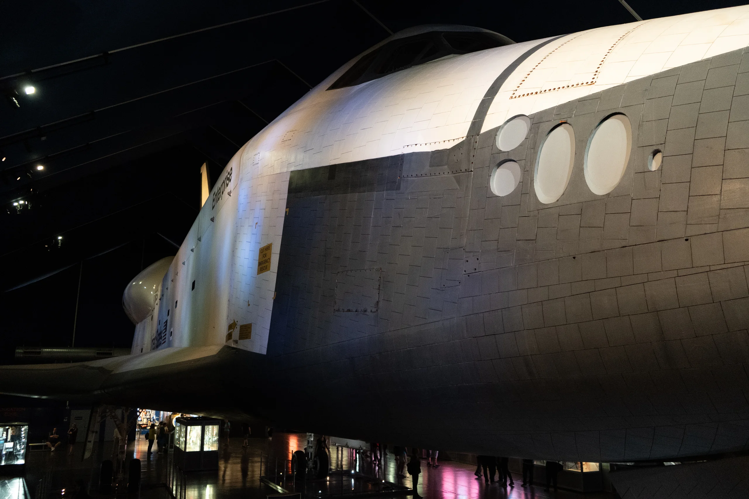 Das Space Shuttle Enterprise im Intrepid Museum